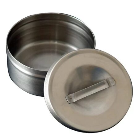 ALGODONERO DE ACERO INOXIDABLE CON TAPA 250ML